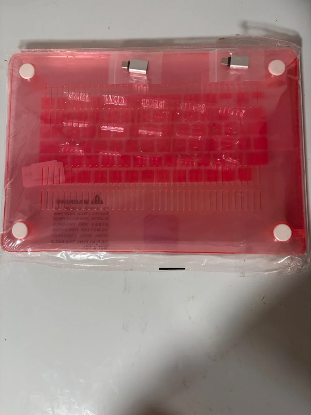 Pink Laptop Protective Case with Keyboard Cover